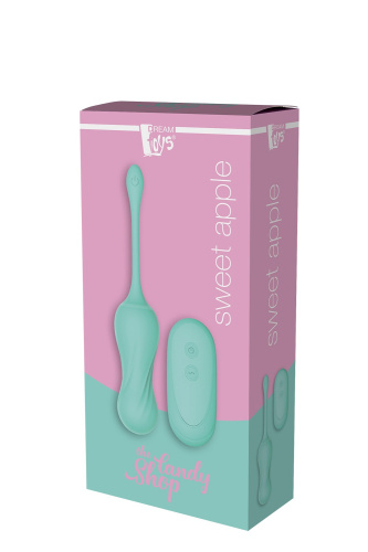 Dream Toys The Candy Shop Sweet Apple - Виброяйцо, 17,8 см (мятный)