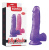 Jelly Studs Crystal Dildo Medium Pink - Фалоімітатор, 17.5 см (фіолетовий) - купити в Києві, Україні Jelly Studs Crystal Dildo Medium Pink - Фалоімітатор, 17.5 см (фіолетовий) - купити в Києві, Україні