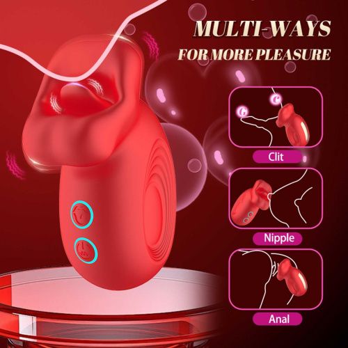Стимулятор клітора із язичком B-Series Cute Kiss Fun Sexy Oral Stimulator - купити в Україні | Секс шоп SEX-SHOP.ua