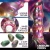 Creature Cocks Larva Silicone Ovipositor Dildo - фантазийный фаллоимитатор инопланетянина с 4 личинками-яйцами, 22.9х6.1 см (радужный)