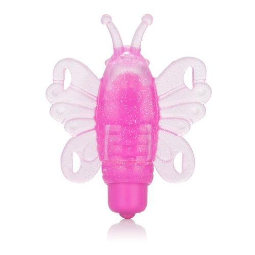 California Exotic Novelties Micro Wireless Venus Butterfly - Вибратор клиторальный в виде бабочки,  8Х2.5 см (розовый)
