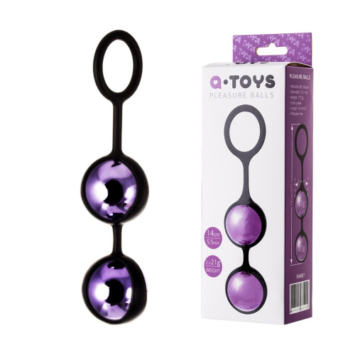 Toyfa A-Toys - Вагинальные шарики, 14 см (фиолетовый)