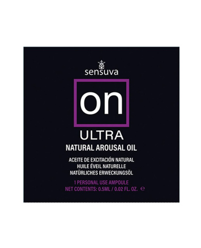 Пробник збудливого масла Sensuva - ON Arousal Oil for Her Ultra, 0,5 мл - купити в Україні | Секс шоп SEX-SHOP.ua