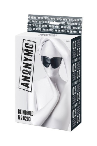 Anonymo Mask PU leather - Маска для глаз (черная)