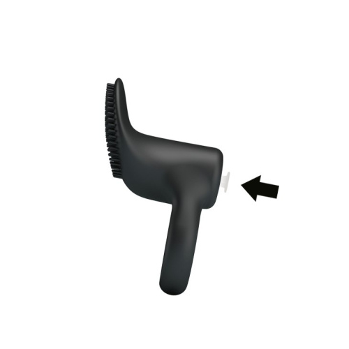 LyBaile Pretty Love Cobra Penis Ring Vibrating Black - виброкольцо со стимулятором с язычками, 5.1х2.6 см (чёрный)