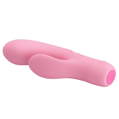 Pretty Love Tim Vibrator Light Pink - компактный вибратор кролик, 15.5х3.5 см (светло-розовый)