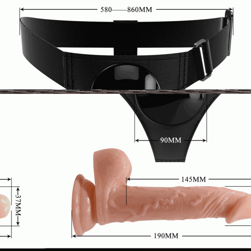 Pretty Love Harness Briefs Kewin 7.2