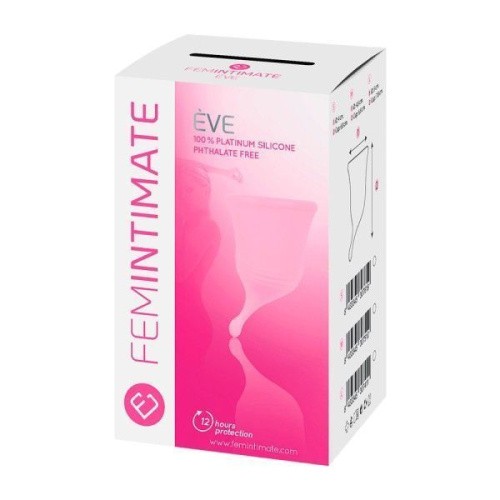 Femintimate Eve Cup New - Менструальная чаша, размер L 7.8х5 см (розовый)