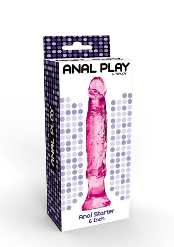 TOYJOY Anal Starter 6 Inch PINK - Анальный стимулятор, 16 см (розовый)