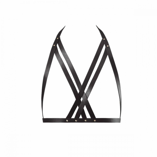 Bijoux Indiscrets MAZE - Halter Bra Harness - Портупея, OS (чёрный)