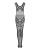 Obsessive G328 - Бодистокинг с заманчивым рисунком, S-L (чёрный) Obsessive G328 - Бодистокинг с заманчивым рисунком, S-L (чёрный)