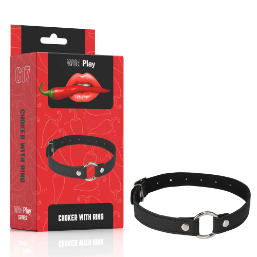 Ошейник с кольцом Erospace Wild Play Choker 