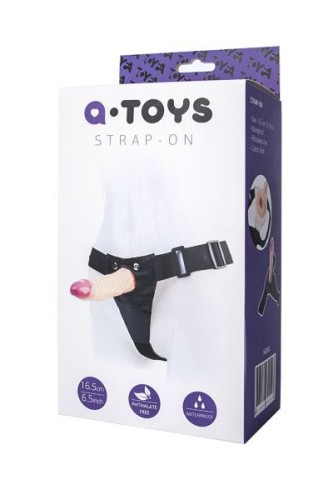 Toyfa - A-Toys - Полый страпон, 19х4.4 см (телесный)