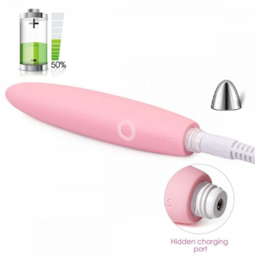 Svakom - Daisy Clitoris Stimulator Pale Pink клиторальный стимулятор,12.5х2.3 см