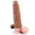 Pleasure X-Tender Vibrating Penis Sleeve Flesh Add 3" - удлиняющая насадка на член с вибрацией, +7.5 см (коричневый) Pleasure X-Tender Vibrating Penis Sleeve Flesh Add 3" - удлиняющая насадка на член с вибрацией, +7.5 см (коричневый)