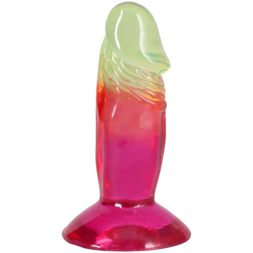 Дилдо Doc Johnson Crystal Jellies 4.5 Inch Rainbow, 12,1 см - купити в Україні | Секс шоп SEX-SHOP.ua