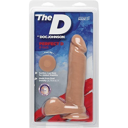 Фаллоимитатор Doc Johnson The D - Perfect D - 8 Inch With Balls 20,3х4,8 см.