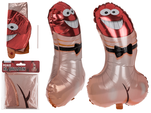Penis XL Balloon - Воздушный шарик в форме пениса, 44,5 х 74 см (телесный)