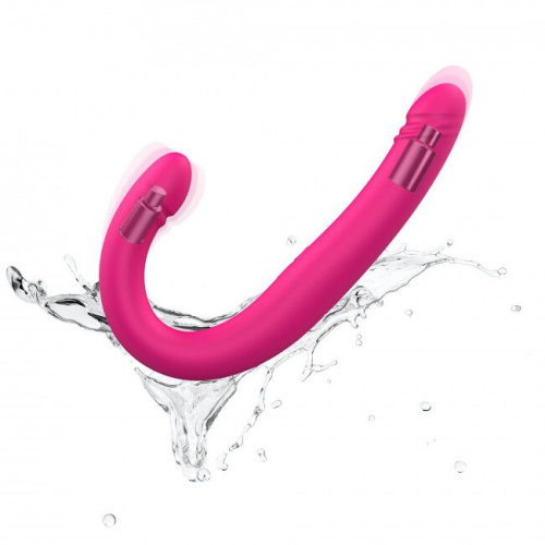 Dorcel Orgasmic Double Do - Вібратор-пульсатор двосторонній, 45х4.1 см - купити в Києві, Україні