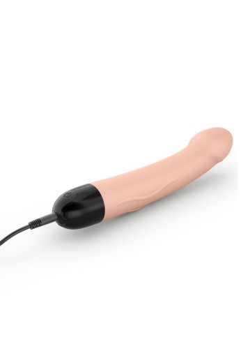 Dorcel Real Vibration M Flesh 2.0 - Вібратор для точки G, що перезаряджається, 22х3.7 см (тілесний) - купити в Києві, Україні