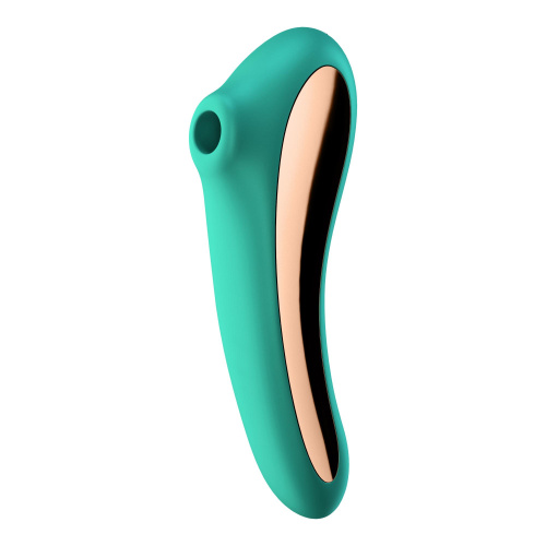 Satisfyer Dual Kiss - Двусторонний стимулятор, 19х6.5 см (зелёный)