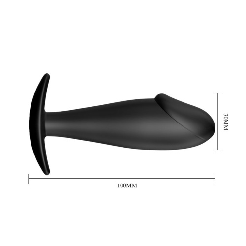 Pretty Love Anal Butt Plug Penis Shaped - Анальная пробка, 10х3 см