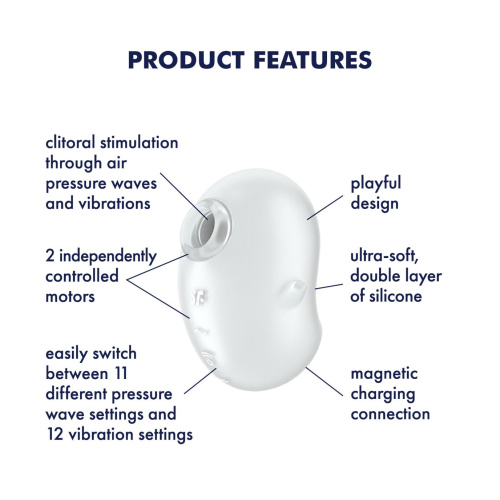 Вакуумный стимулятор Satisfyer Cutie Ghost