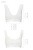 Passion PS005 Top - Спортивный топ из эластичного хлопка, M (белый) Passion PS005 Top - Спортивный топ из эластичного хлопка, M (белый)