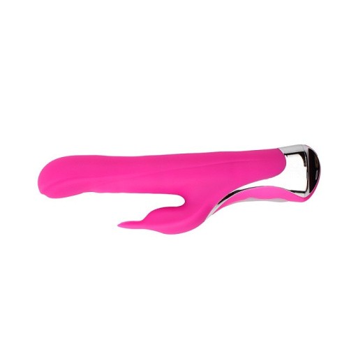 Missile Rabit pink - силиконовый вибратор кролик, 23.5х3.6 см (розовый)