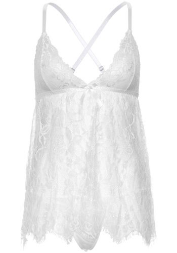 Сорочка беби-долл Leg Avenue Floral lace babydoll, M