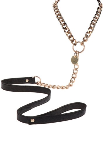 Taboom Statement Collar and leash - Ошейник с поводком, (розовое золото)