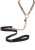 Taboom Statement Collar and leash - Ошейник с поводком, (розовое золото)