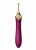 Zalo Bess Pin Point Vibrator - Изысканный вибратор для клитора с насадками, 22х3.3 см (фиолетовый)