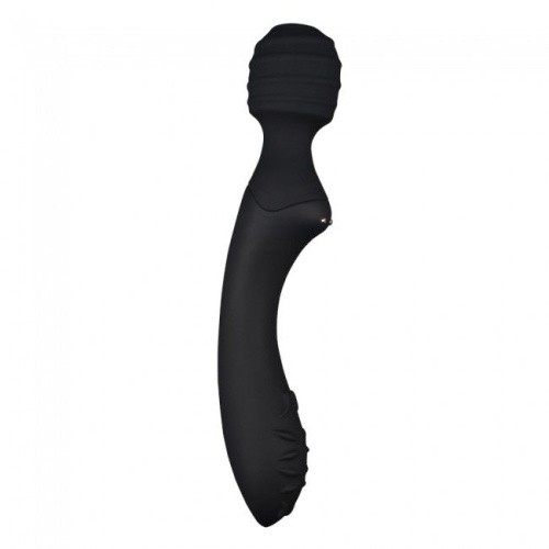 Love To Love Twist Black - вибромассажер 2 в 1, 22х4 см (чёрный)