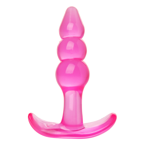 Bubbles Bumpy Starter Anal Plug - Анальна пробка, 10,8 см (рожевий) - купити в Києві, Україні