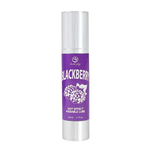 Согревающий оральный лубрикант Secret Play Blackberry Hot Effect Lube, 50 мл