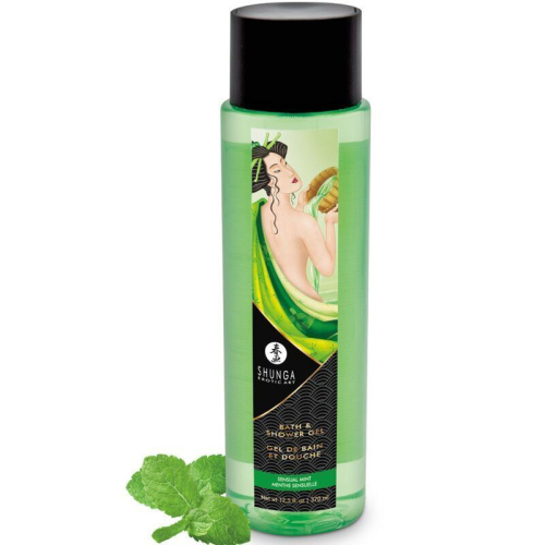 Гель для ванны и душа Shunga Sensual Mint, 370 мл (мята)