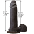 Doc Johnson The Realistic Cock 6 inch Black - фаллоимитатор, 17.3х4.3 см (коричневый) Doc Johnson The Realistic Cock 6 inch Black - фаллоимитатор, 17.3х4.3 см (коричневый)