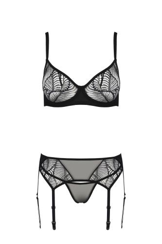 Комплект Passion LEAFA SET black S/M