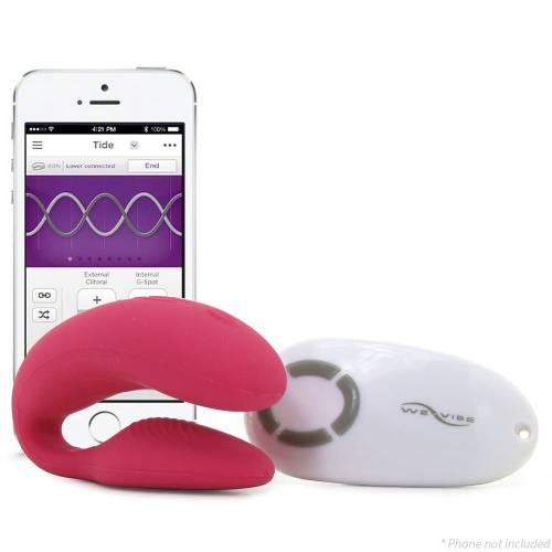 We-Vibe 4 Plus - Вибратор для двоих, 7х3 см (розовый)