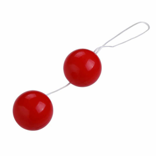 Twins Ball - Вагинальные шарики, 19 см (красные)