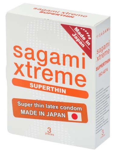 Sagami Xtreme Superthhin, 3 шт