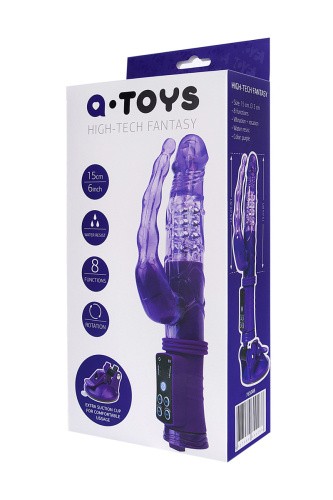 Toyfa A-Toys - Вибратор анально-вагинальный, 22х3.5 см