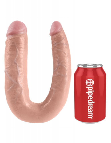 Большой двойной фаллоимитатор Cock Double Trouble L, 44,5х4,3 см