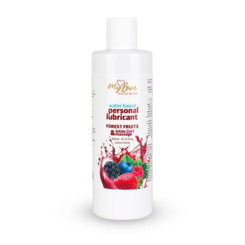 2в1 лубрикант и массажный гель - MyLove Aroma Series Intim&Massage Forest Fruits, 300 мл