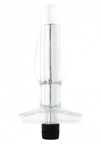 Seven Creations Aqua Vee Butt Plug - Анальная пробка с вибропулей, 13,5х4 см
