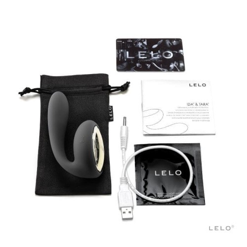 Lelo Tara-обертовий вібратор для пар, 10х2. 5 см (чорний) - купити в Києві, Україні