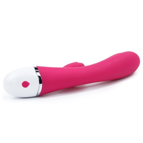 LoveToy - Dreamer II Vibrator Rose Red - Вибратор с клиторальным отростком, 21.5х3.5 см (розовый)