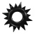 Get Lock Cock Rings Set Black - Набор эрекционных колец 4 шт, 3 см (черный)
