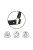 Bijoux Indiscrets MAZE Cat Ears Headpiece Black - Маска кошечки